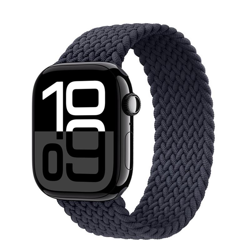 Straps For Apple Watch Bands 44mm 45mm 40mm 41mm 49mm 46mm 42mm Braided Solo Loop Correa Bracelet Iwatch Series 11 10 9 7 8 SE 6