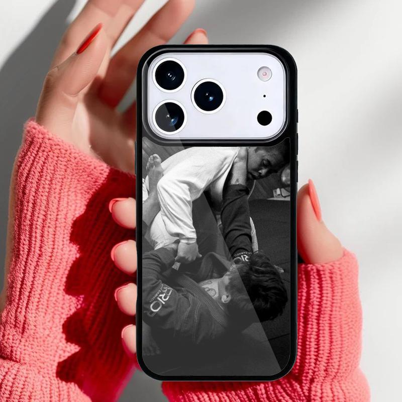 BJJ Brazilian Jiu Jitsu soft Phone Case for iPhone 17 16 15 14 13 Pro Max Back Cover for 12 11 Pro Coque