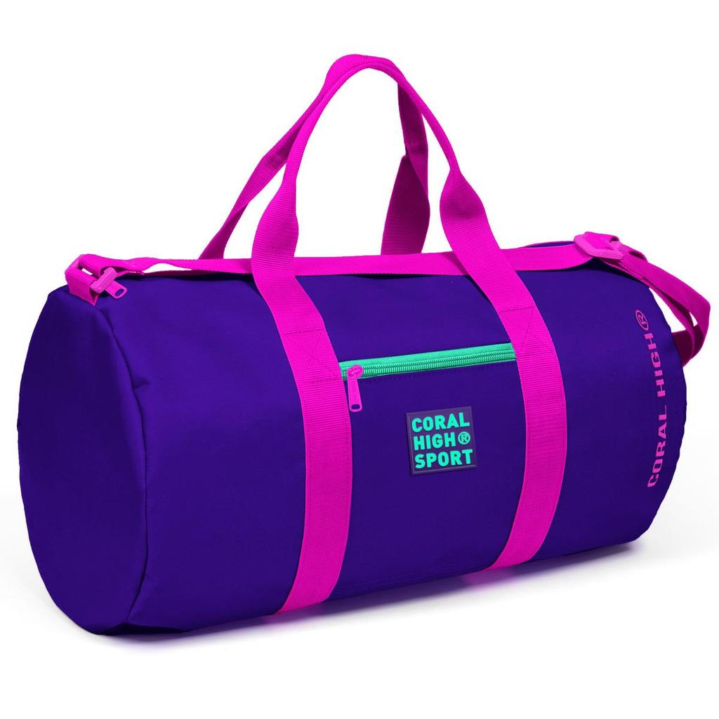 coral high Sport Purple Pink Sports Bag 27504
