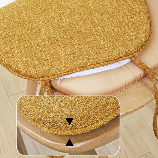 Winter Seat Cushion Stuffed Anti-slip Bottom Detachable Slow Rebound Pressure Relief Seat
