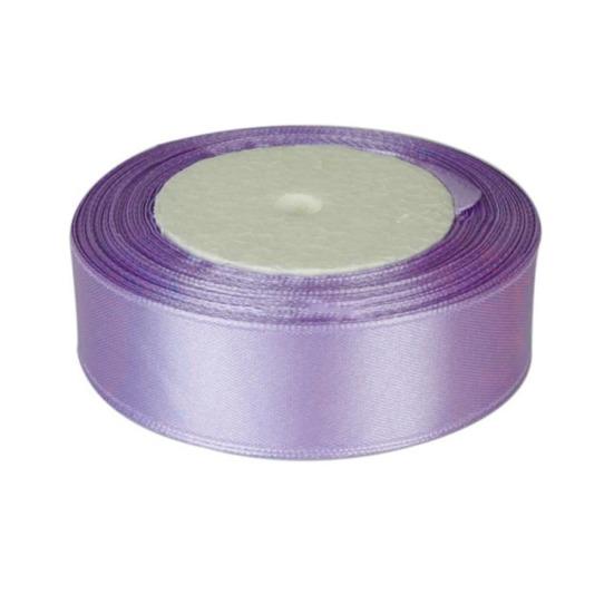 Široká 1 palcová široká barevná saténová stuha šití 25 yardů Svatba Narozeninová párty dekorace