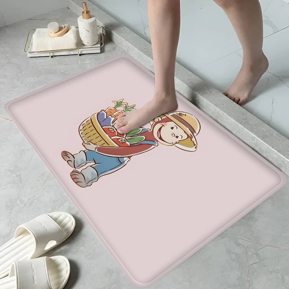 MONKEY CARTOON C-Curious GeorgeS Hallway Carpet Non-Slip Laundry Room Mat Laundry Decor Balcony Child Living Room