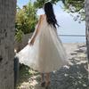 Bridal Wedding Robe, Fairy-Style Suspender Dress, Korean-Style Travel Photography Light Wedding Dress, Engagement Dress