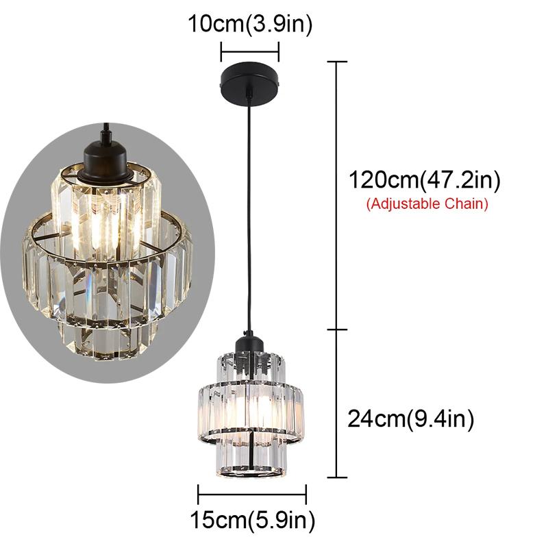 Dining Room Light Creative Personality Crystal Ceiling Lamp Bedroom Restaurant Corridor Entrance Small Chandelier Pendant Lights