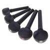 4Pcs Ebony Violin Pegs 5 Different Sizes Violin String Tuners High Quality Violin Tuning Pegs