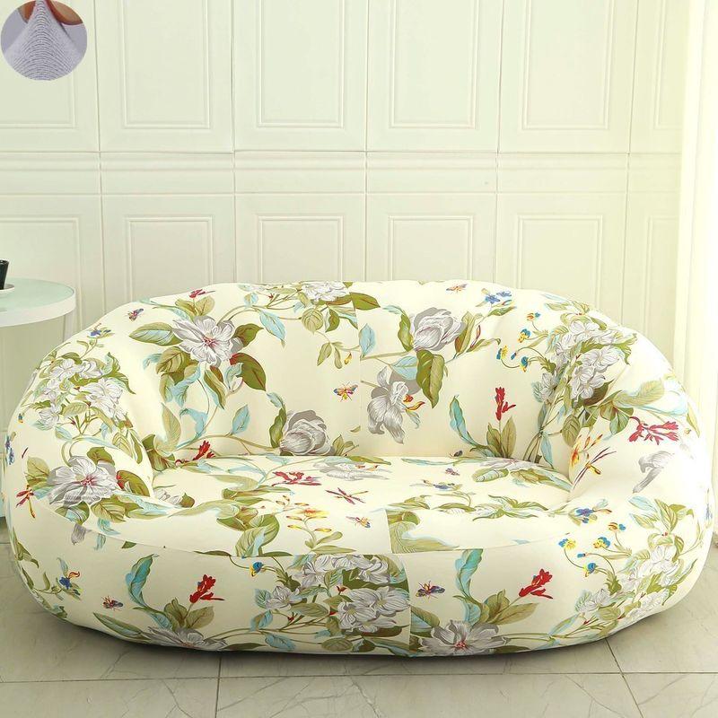 

2025 Круглогодичный Двойной Чехол для Дивана Всевключено Универсальная Защита Коврик для Ванной Круглый Чехол для Кресла-мешка Тканевый Чехол для Дивана в Форме Тыквы Chunyou Single Pumpkin Sofa Set Fit