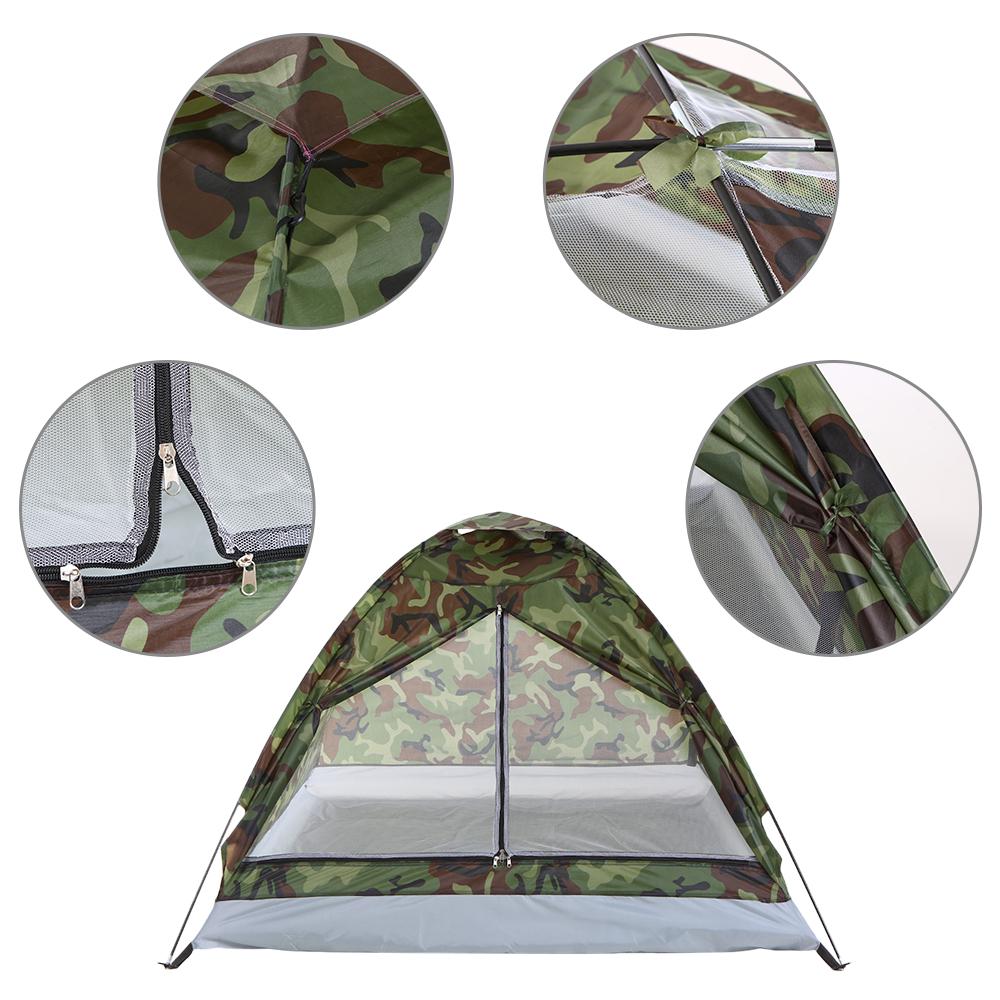 TOMSHOO Camping Tent 2 Person Single Layer Outdoor Waterproof Hiking L1G9