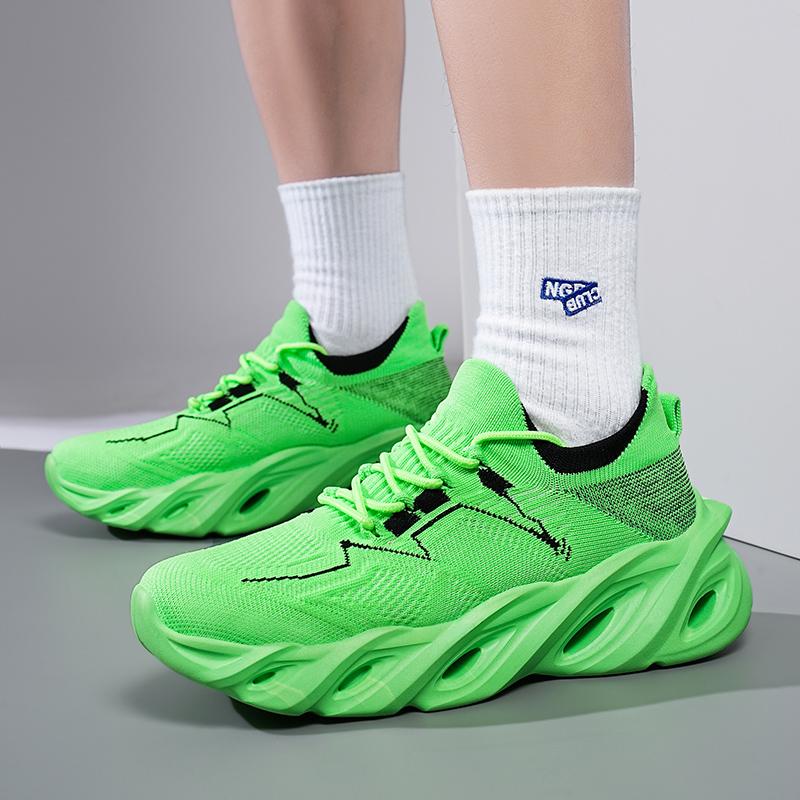 Running Shoes Men Mesh Comfortable Flat Walking Shoes Outdoor Sports Walking Shoes Big Size 2024 Trendy Sneakers for Men