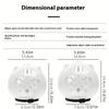 [Breathable Anti-Bite Cat Helmet] Stress-Free, Breathable Cat Helmet - Anti-Bite & Lick, Transparent Pet Space Headgear for Bathing and Grooming