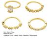 4 Pcs Stackable Rings for Women, Sparkly Cubic Zirconia Rings, Minimalist Statement Wedding Engagement Promise Rings