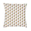 Doodle Plants Capybaras Pillow Case 40X40Cm Living Room Decoration Kawaii Wild Animals Cushions For Sofa Square Pillowcase