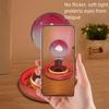 Black Technology Magnetic Levitation Rainbow Light Bulb Glass Material Romantic Atmosphere Maglev Rainbow LED Night Light