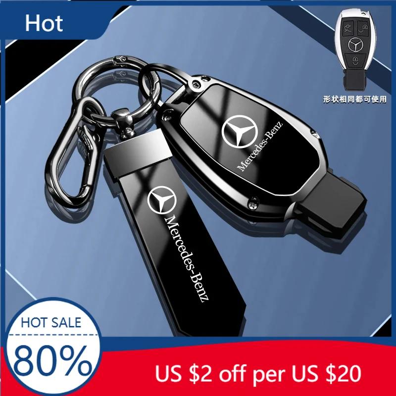 TKZUS1 Hot 2025 Zinc Alloy Car Smart Key Case Cover Shell For Mercedes Benz A C E S Class GLS GLA GLK GLC CLS CLA W204 W221 W212 W205 W