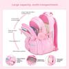 Kids Rucksack Primary Schoolbag Girls Cute Backpack Large Light School Bag Sequined Print Kawaii Backpack Waterproof Book Bag