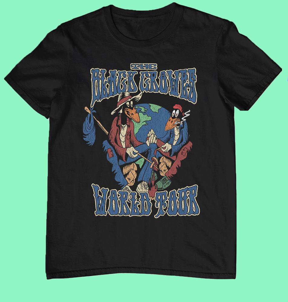 

New Black Crowes World Member unisex S234XL Tshirt Unisex T-Shirt S