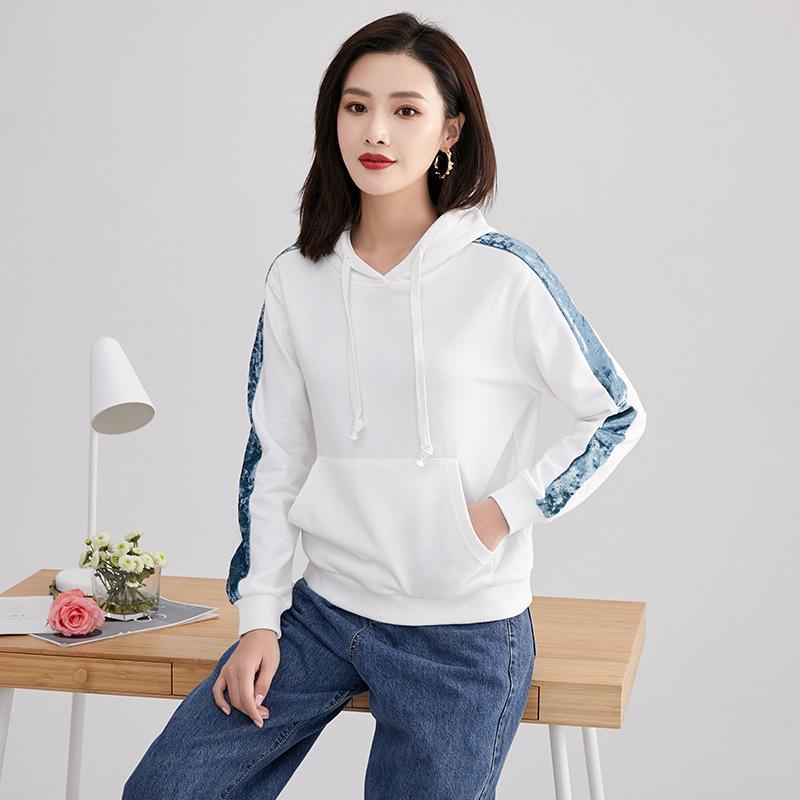 Korean Style Hooded Sweatshirt Women's Casual Loose Niche Women's New Fashion Long-sleeved Jacket