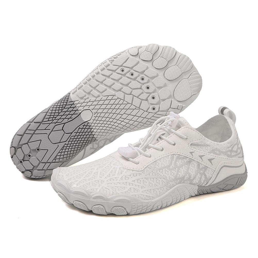 

2025Quick Drying Beach Water Shoes Unisex Swimming Aqua Slippers Barefoot Surfing Upstream Sneakers Light Seaside Men s Sneakers 36 сірий