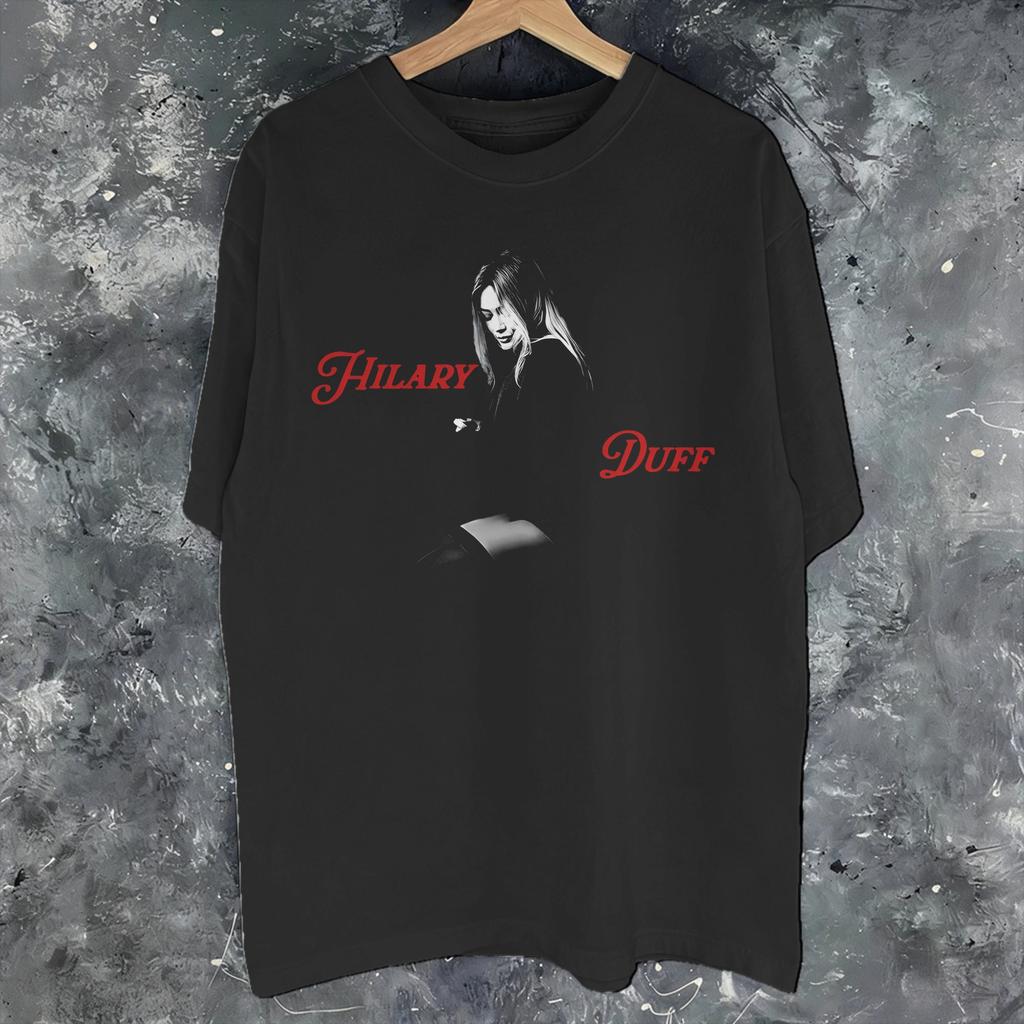 Hilary Duff The Lucky Me Tour 2026 Tee Shirt For Unisex Unisex Gift Idea T Shirts Cotton Clothing