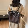 Vintage Large-capacity Backpack Bag Women's Winter 2025 New College Style Shoulder Tote Bag
