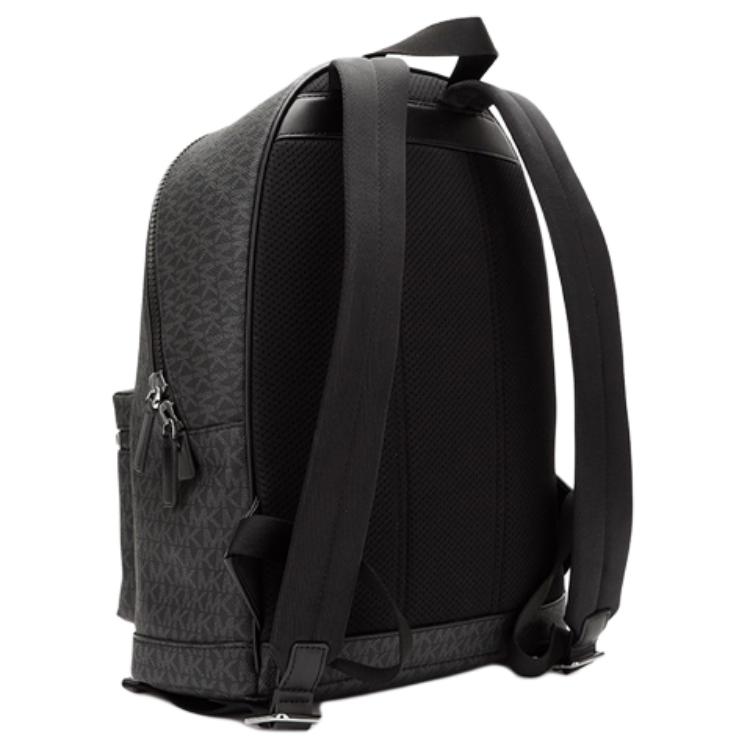 Michael Kors MK Cooper Monogram Vintage PVC Backpack Large Men Backpacks Black 37U9LCRB3B-BLACK