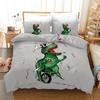 3D Dinosaur Duvet Cover Jurassic Bedding Set for Kids Boys Teen Queen/King/Full/Twin Microfiber Quilt Cover with 1/2 Pillowcase