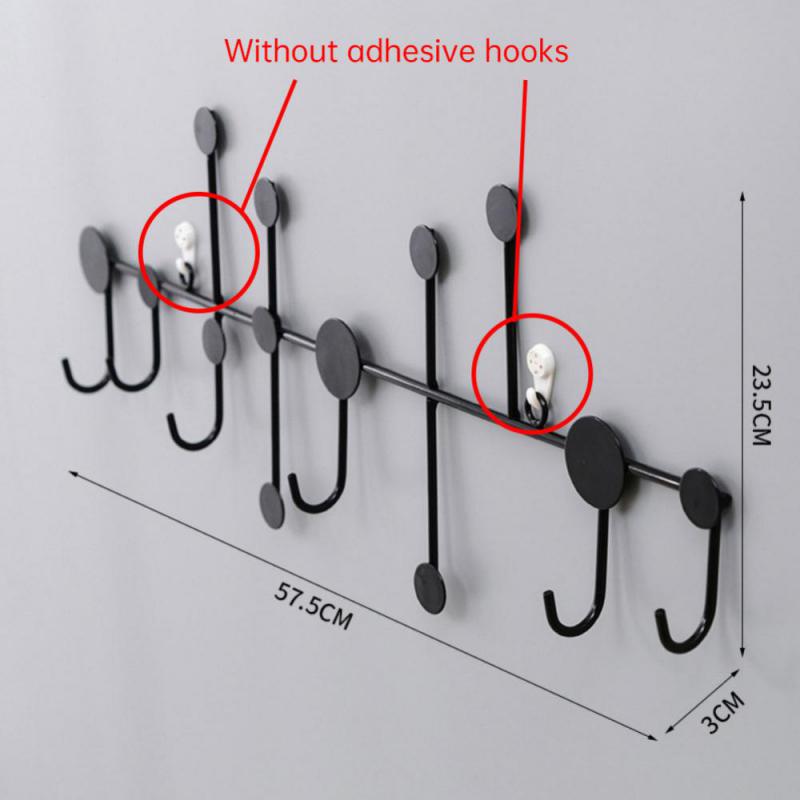 Creative iron hook key xuan closed into the door of the door frame wall hanging hanger clothing shop wall decoration