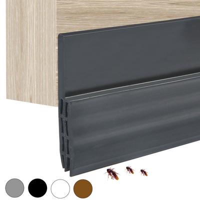 100cm Silikonkautschuk Türstreifen Selbstklebende Rückseite Türdichtung für Fenster- oder Türspalt