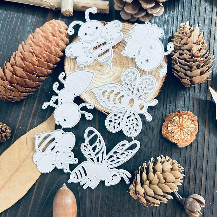 Big Bee Metal Cutting Dies Stencils for DIY Scrapbooking Decorative Embossing Handcraft Die Cutting Template