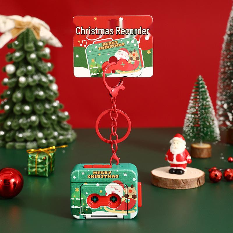 

Mini Recorder Keychain: Christmas Music Toy & Schoolbag Pendant