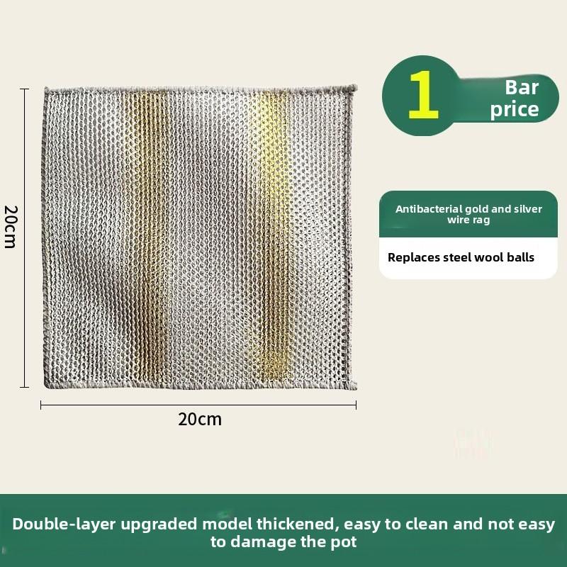 Kratzfreie Nylon-Geschirrtücher & Scheuerschwämme Set - Mehrzweck-Küchenreinigung für Töpfe, Pfannen & Geschirr (Verschiedene Größen & Stile)