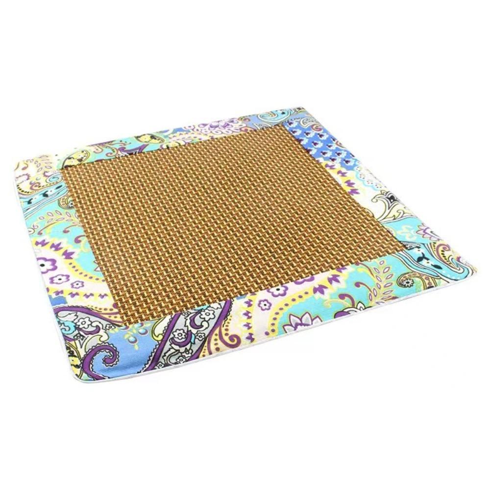 Cool Rattan Seat Cushion Breathable Chair Pad Chair Protection Car Seat Cushion Yoga
