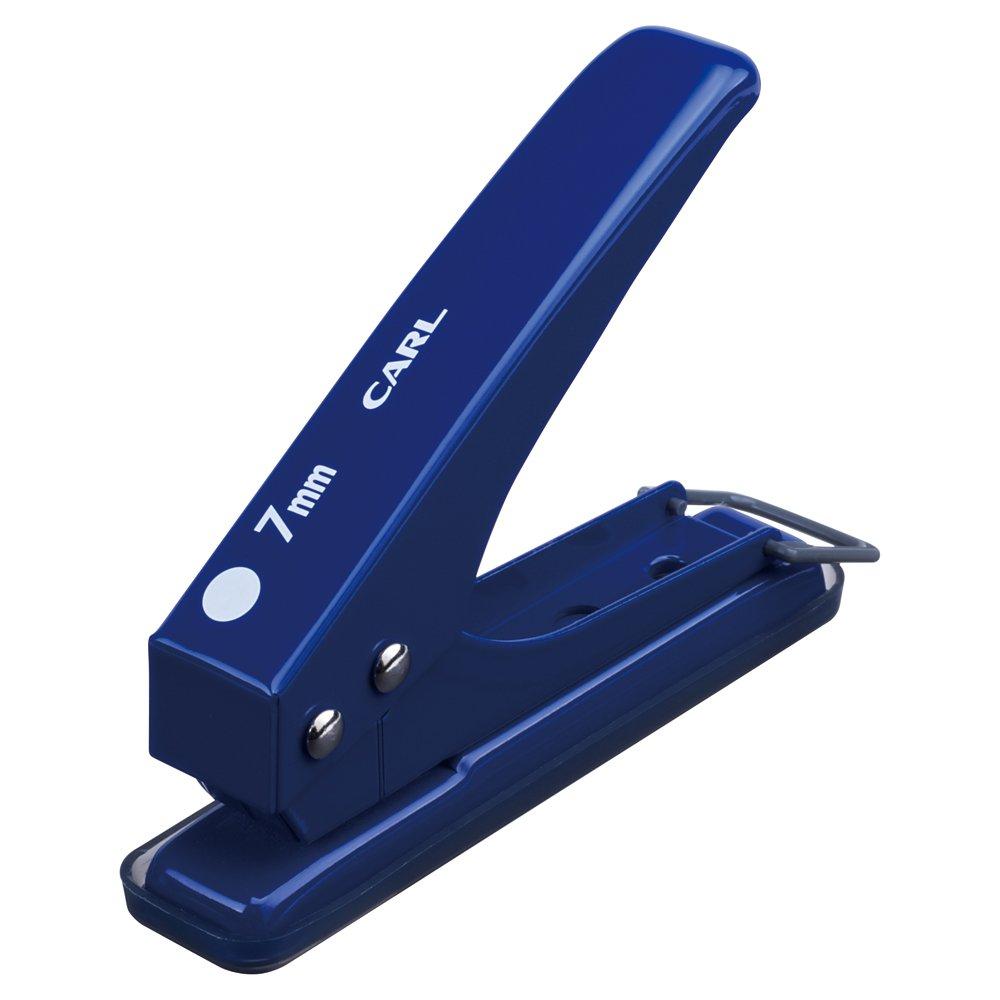 

Carl Office Hole Punch, 1 Hole, 7mm Diameter, 15 Sheets, Blue, SD-15-7-B