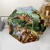 1PC Custom Name Dinosaur Adventure World Automatic Folding Umbrella Compact Travel Umbrella for Men & Women, Ideal Gift for Christmas, Birthdays, Hall