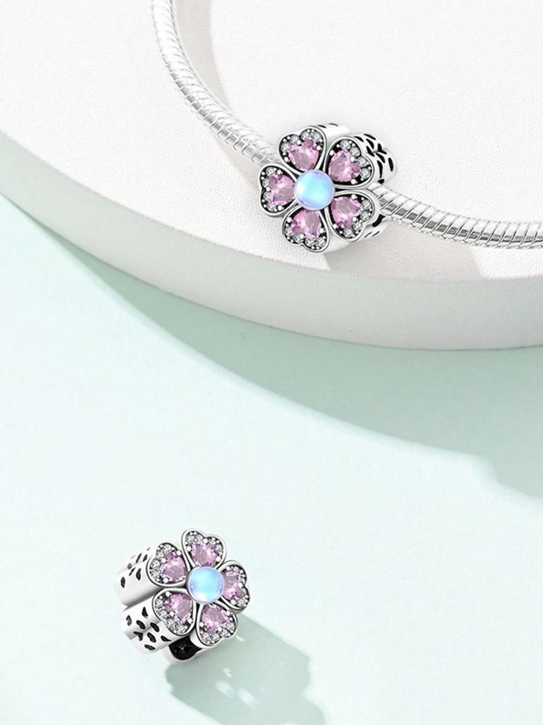 Flower Clips And Spacersbeads Charm Copper Plated Fit Charms Copperoriginal Bracelet For Jewelry Making Diy Charm