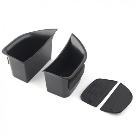 2Pcs Fit Continental 2017-2018 Car Front Door Handle Armrest Storage Box