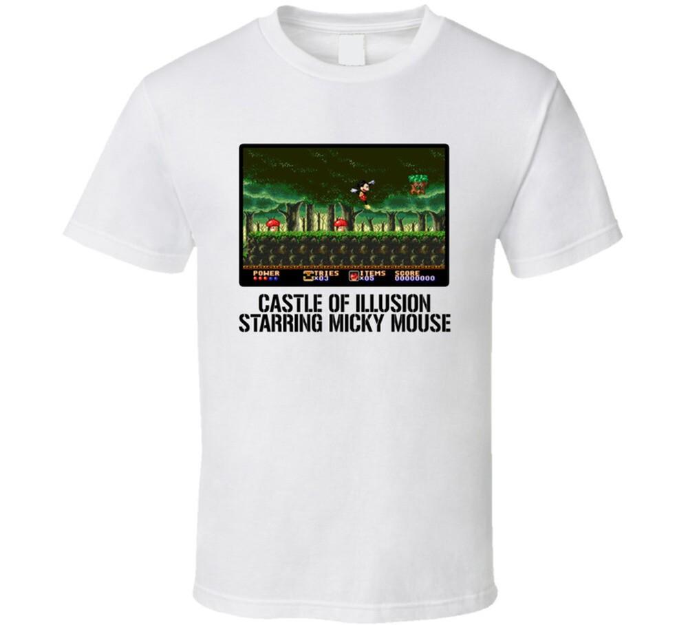 Castle Of Illusion Starring Micky Mouse Video Game Classic Retro Fan T Shirt Unisex T-Shirt M