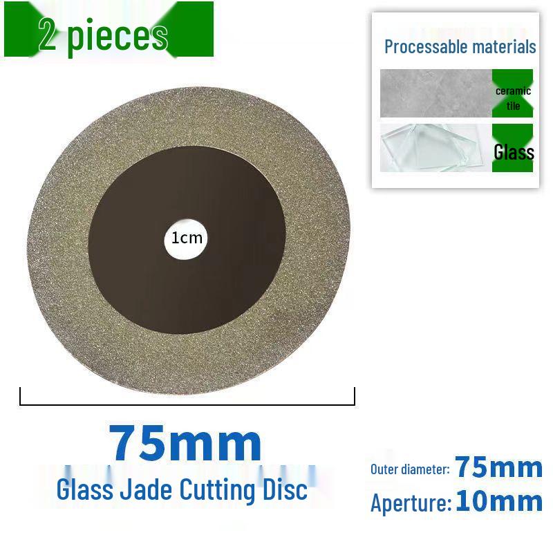 Mini 76mm (3") Angle Grinder Blade: Metal Grinding & Polishing Disc, Cutting Wheel 10mm Arbor.