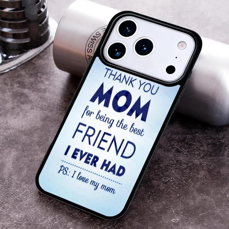 Best Mom Mother Day Phone Case For iPhone 17 16 15 14 13 12 11 Pro Max Plus 17Air Soft Silicone Cover