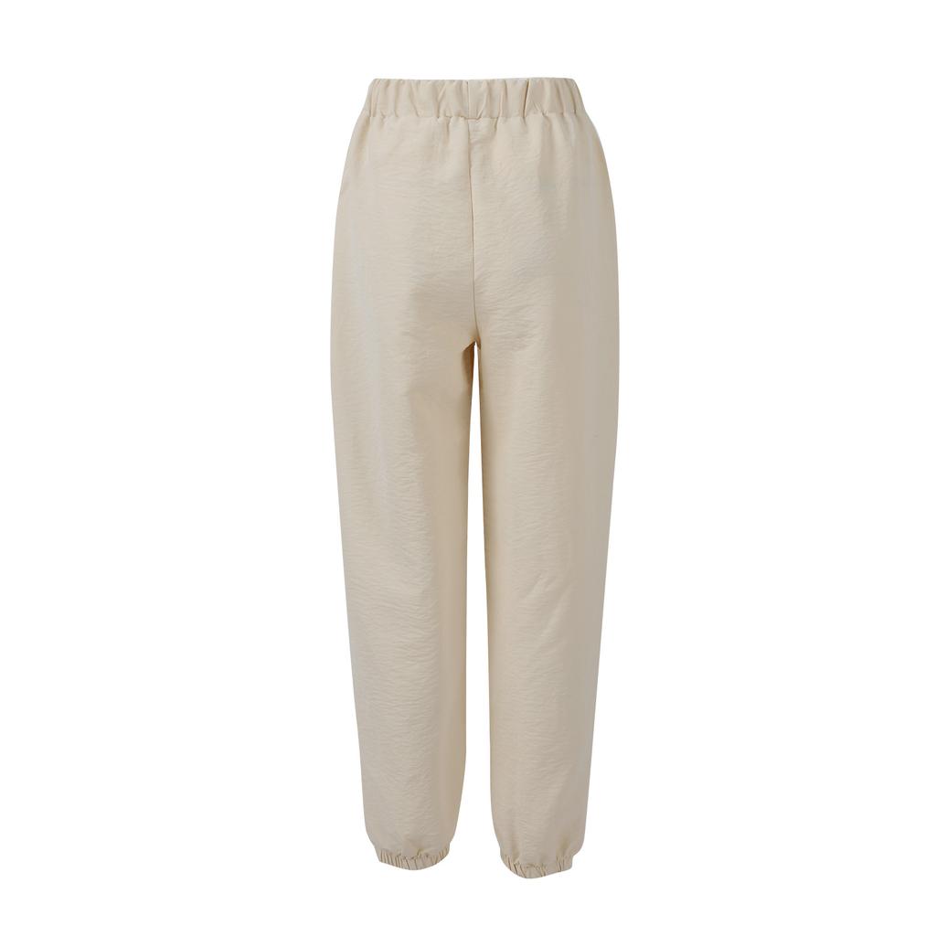 Women's Loose-fitting Wide-leg Pants, Casual Loose-fitting Pants, High-elastic Waistband, Long Pants With Pockets