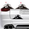 Car Stickers Funny Creative 3D Big Eyes Car Decal Black Sticker Peeking Monster 19x7CM Auto Products Car Accessories