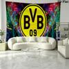 Borussia Dortmund Wall Tapestry Aesthetic Wall Hanging Printed Fabric Blanket Decorative Tapestries for Bedroom Living Room Home Decor