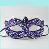 Pvc Glitter Mini Mask With Semihandmade Craft For Halloween Costumes And Parties