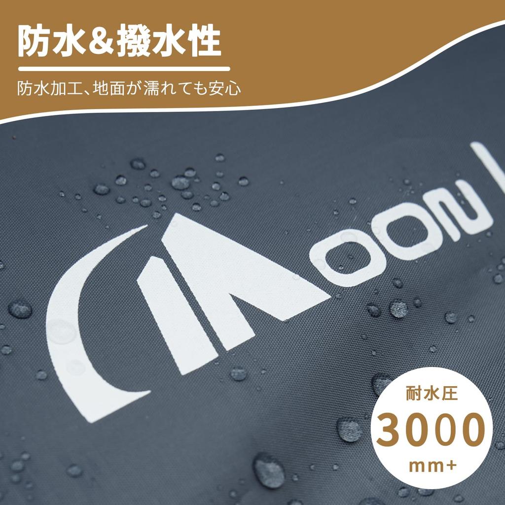 MOON LENCE 3000mm Water Picnic Sheet for Outdoor with Grommets and Storage Tent/Ground Sheet, Resistance, Lightweight, Compact, Thick, Waterproof,