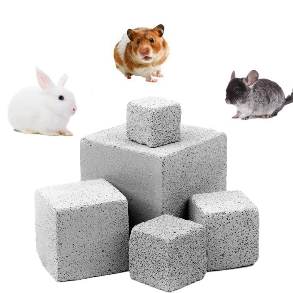 Chinchilla Squirrel Rabbit Volcanic Stone Cage Accessories Safety Teeth Molar Stone Pets Supplies Chew Natural Mineral