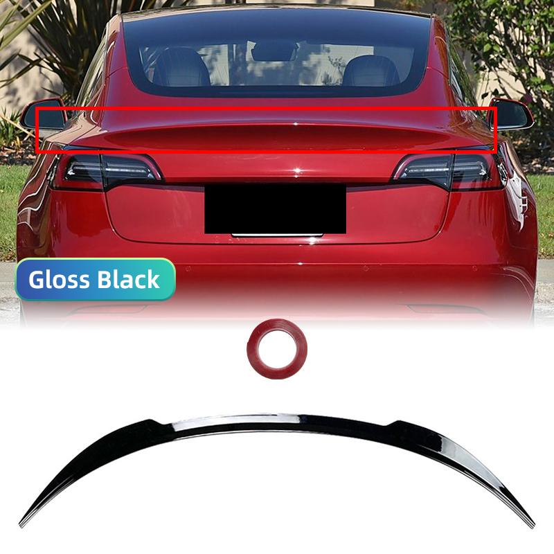 Rear Trunk Spoiler Wing Tail for Tesla Model 3 P Style Maxton 2017-2025 High-performance Styling Air Dam Tuning Accessories