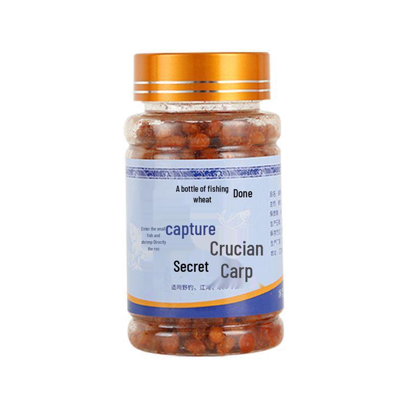 Wild Fishing Bait for Crucian Carp, Grass Carp, Bream, and Mandarin Fish - Wheat and Wine Rice Granule Groundbait