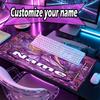 Custom Name Personalized Barbie Pattern Mousepad, Laptop PC Desk Mat, Decorative Desk Mat for Home Keyboard Pad Gift