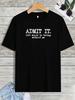 Men Casual Short-Sleeve Round Neck T-Shirt With Stretch Fabric