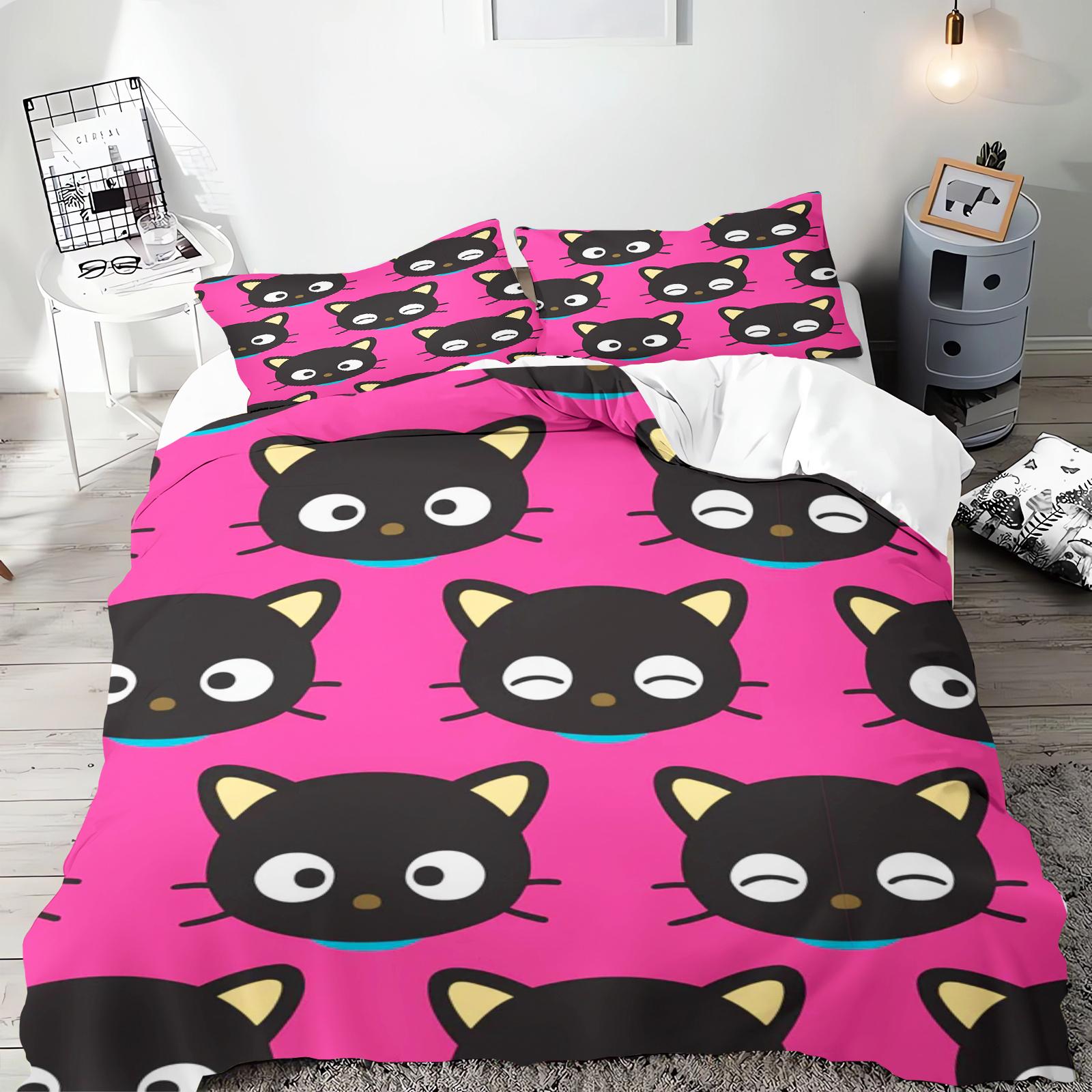 

Quilt Cover Cartoon Anime Duvet Printed Polyester Bedding Twin Size Children Gift Various Sizes 135x200cm