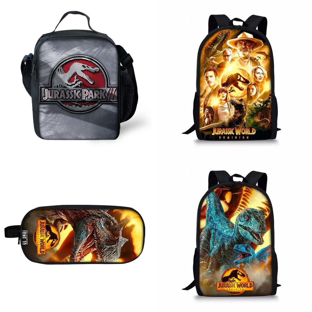 Jurassic World Dinosaurier Rucksack Große Kapazität Schultasche für Jungen und Mädchen